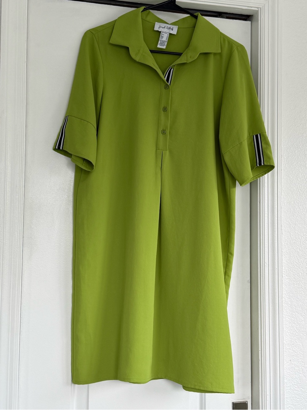 Joseph Ribkoff Lime Green Midi Dress